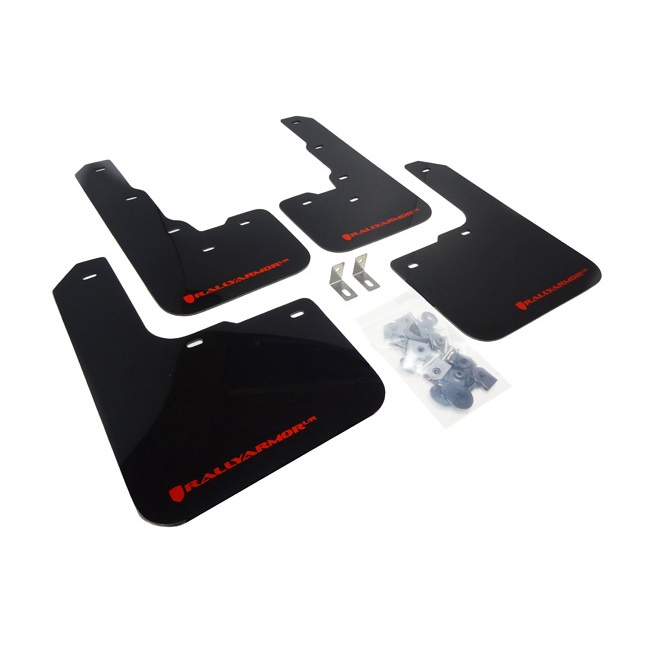 Mud Flap Kit - MF39-UR-BLK/RD